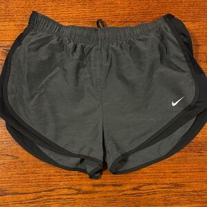 Nike Women's Charcoal Gray Athletic Shorts